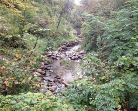 Oak Glen creek erosion control project